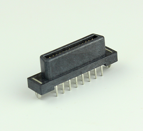 1.27mm 30pin female end plate to board in-line connector 