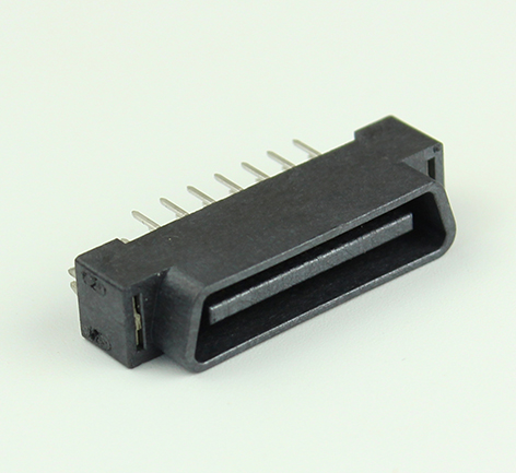 1.27mm 30pin male end plate to board in-line connector 